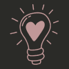 heart lightbulb